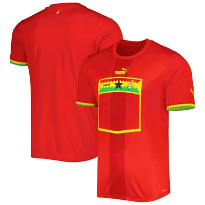 Shop Puma Red Ghana National Team 2022/23 Away Replica Jersey