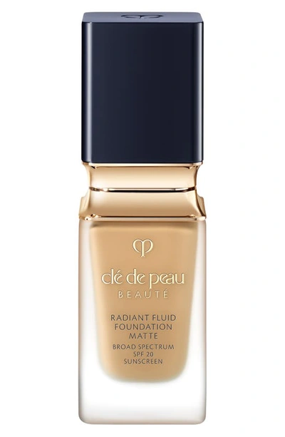 Shop Clé De Peau Beauté Beauté Radiant Fluid Matte Foundation Spf 20 In Bf50 - Tan Buff