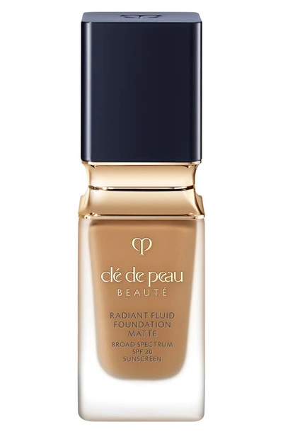 Shop Clé De Peau Beauté Beauté Radiant Fluid Matte Foundation Spf 20 In B60 - Deep Tan Beige