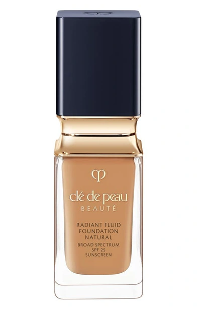 Shop Clé De Peau Beauté Beauté Radiant Fluid Natural Foundation In Bf60 - Deep Tan Buff