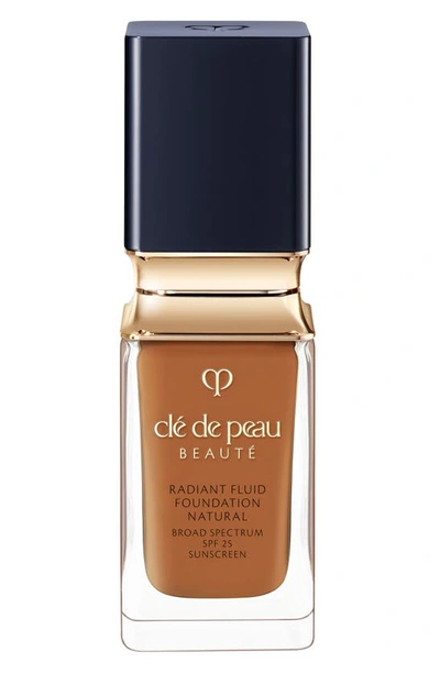 Shop Clé De Peau Beauté Beauté Radiant Fluid Natural Foundation In B80 - Deep Beige