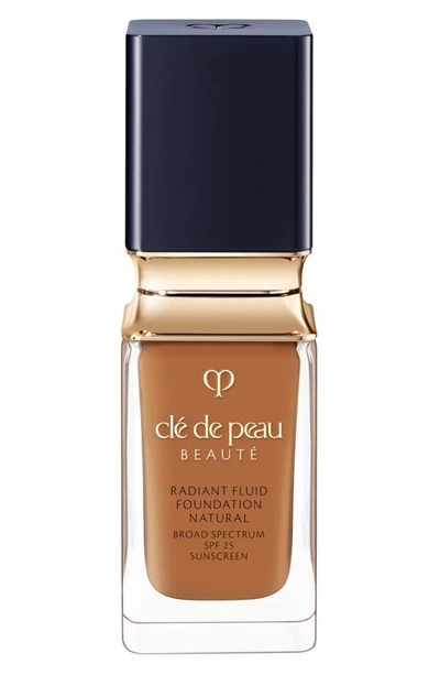 Shop Clé De Peau Beauté Beauté Radiant Fluid Natural Foundation In B70 - Medium Deep Beige