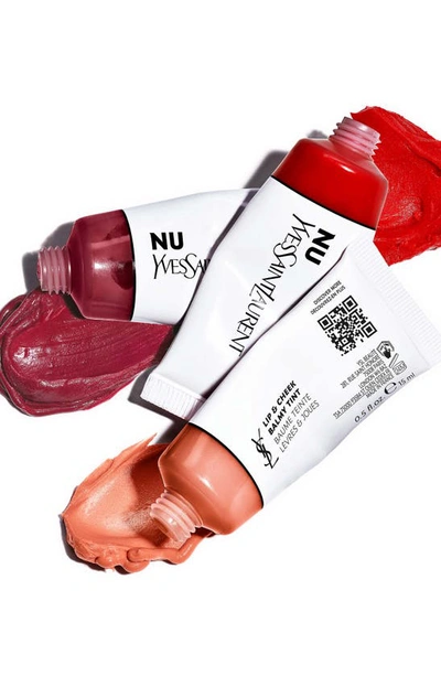 Saint Laurent Yves  Nu Lip & Cheek Tint Balm In Nu Flush