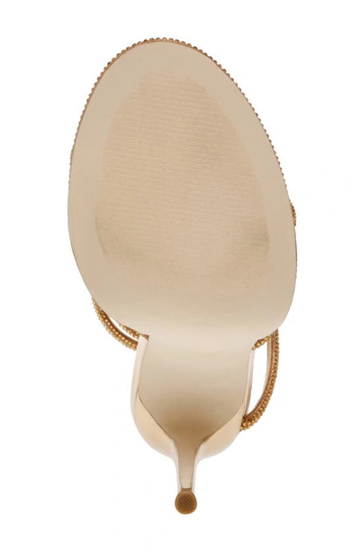 Shop Steve Madden Exotica Ankle Wrap Sandal In Bronze