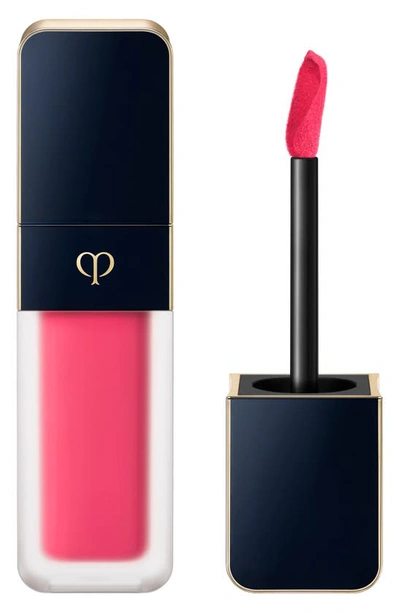 Shop Clé De Peau Beauté Cream Rouge Matte Lipstick In 118 - Pink Perfection