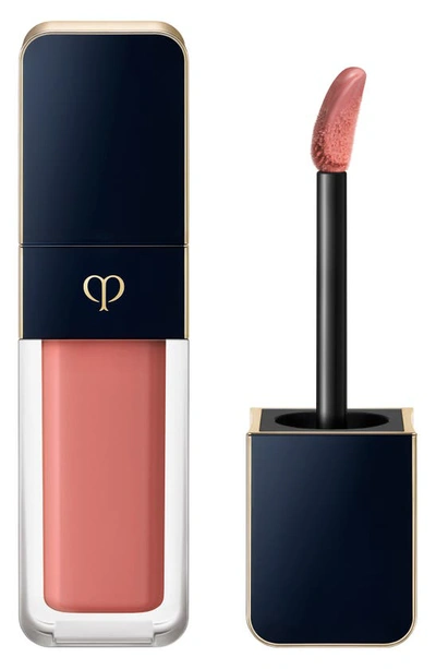 Shop Clé De Peau Beauté Cream Rouge Shine Lipstick In 201 - Calanthe Orchid