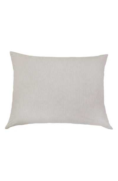 Shop Pom Pom At Home Luke Stripe Cotton Big Accent Pillow In Natural