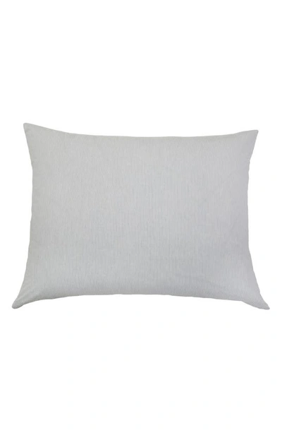 Shop Pom Pom At Home Luke Stripe Cotton Big Accent Pillow In Light Blue