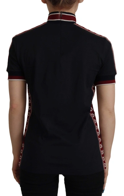 Shop Dolce & Gabbana Black #dgmillennials 100% Cotton Women's T-shirt