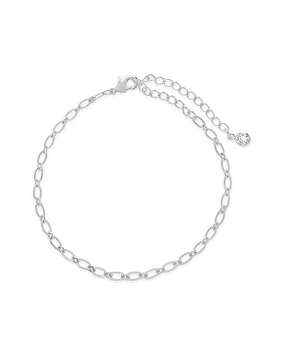 Sterling Forever Delicate Link Bracelet In Gold