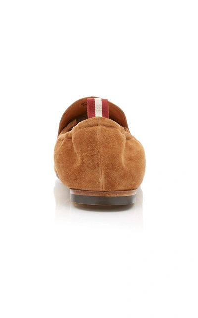 Bally Plank Men's 6225632 Cowboy Leather Suede Loafers In Multi