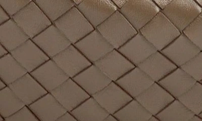 Shop Bottega Veneta Teen Jodie Intrecciato Leather Hobo In 2560 Taupe Grey-gold