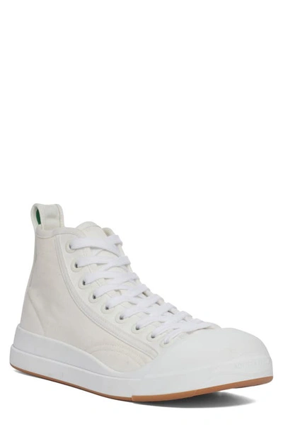 Shop Bottega Veneta Vulcan High Top Sneaker In 9122 Optic White