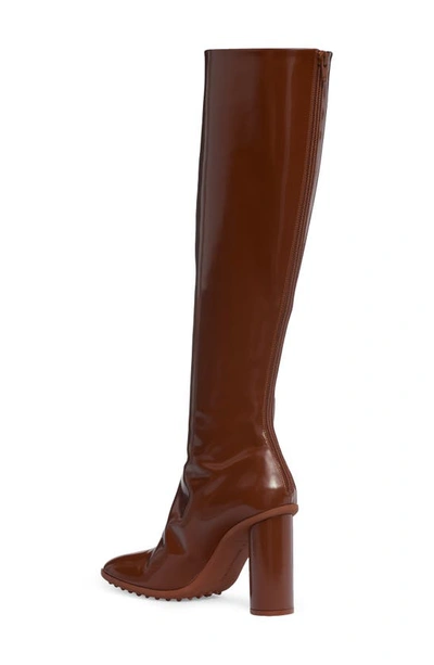 Shop Bottega Veneta Atomic Tall Boot In Brown Sugar