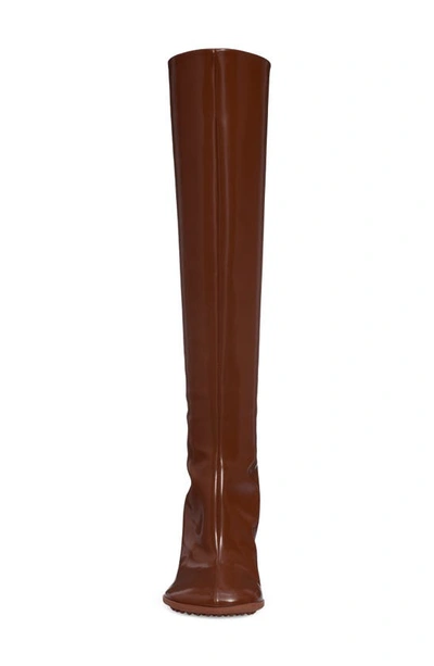 Shop Bottega Veneta Atomic Tall Boot In Brown Sugar