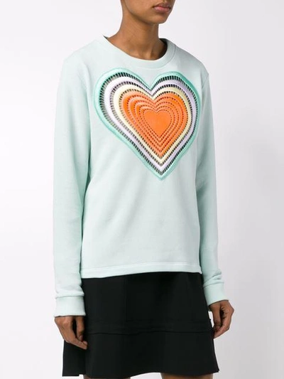 Shop Christopher Kane Heart Sweatshirt