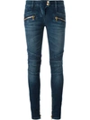 BALMAIN BIKER JEANS,0556264N11274131