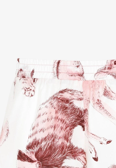 Shop Stella Mccartney Animal Print Shorts In Multicolor