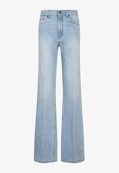 Shop The Row Carlton Flared Jeans In Blue