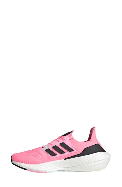 Shop Adidas Originals Ultraboost 22 Running Shoe In Beam Pink/ Core Black