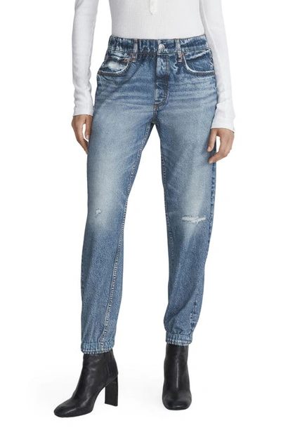 Shop Rag & Bone Miramar Faux Jeans Cotton Joggers In Lynn