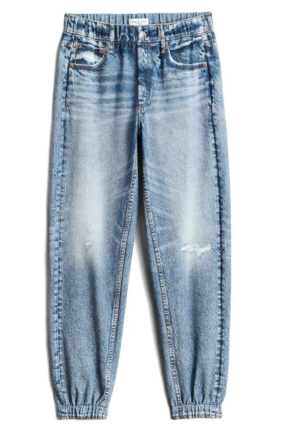 Shop Rag & Bone Miramar Faux Jeans Cotton Joggers In Lynn