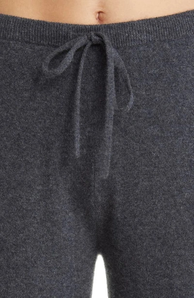 Nordstrom Crop Cashmere Pajamas In Grey Meteor