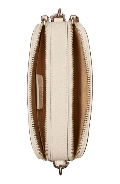 Tory Burch Mini Miller Leather Crossbody Bag In Neutral