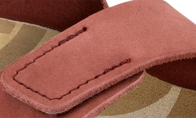Shop Ecco Cozmo Slide Sandal In Petal Trim