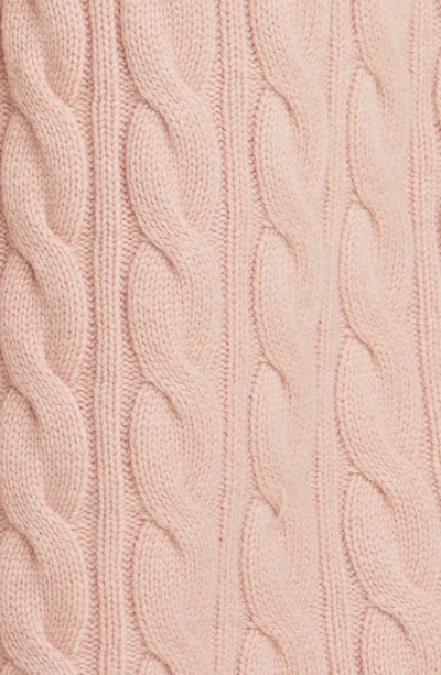 Shop Max Mara Hello Knit Wool & Cashmere Contrast Coat In Pink