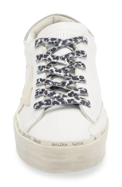 Shop Golden Goose Hi Star Platform Sneaker In White/ Grey