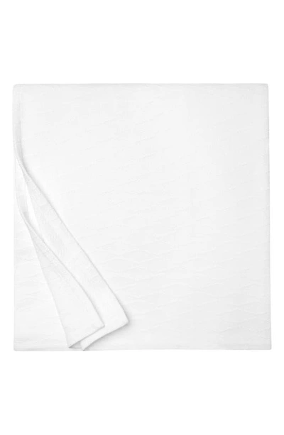 Shop Sferra Cetara Cotton Blanket In White