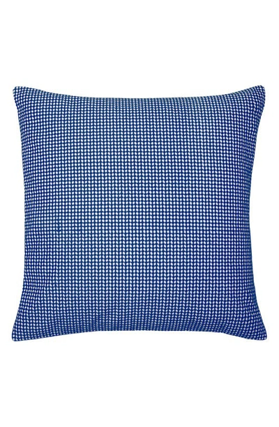 Shop Sferra Colore Dot Print Linen & Cotton Accent Pillow In Cobalt