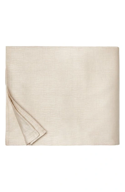 Shop Sferra Dresano Cotton Sateen Duvet Cover In Oat