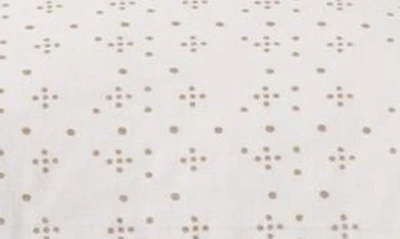 Coyuchi Set Of 2 Organic Dot Pattern Percale Pillowcases In Fawn Dot