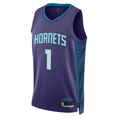 New Nike Jordan Charlotte Hornets LaMelo Ball Statement Edition T-Shirt  Size S