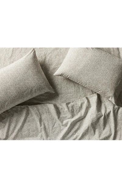 Coyuchi Print Organic Cotton Percale Sheet Set In Fossil Vines