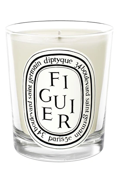 Shop Diptyque Figuier (fig) Scented Candle, 2.4 oz In Clear Vessel