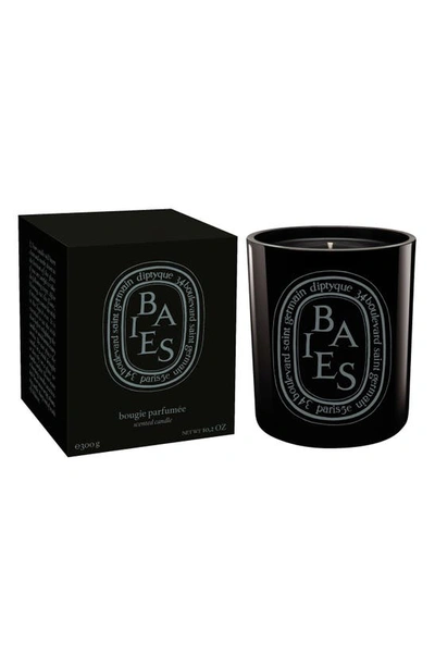 Shop Diptyque Baies (berries) Large Scented Candle, 21 oz In Black Vessel