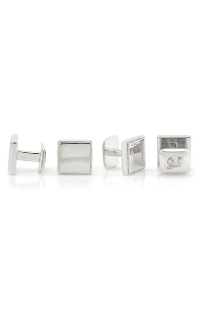 Shop Cufflinks, Inc Set Of 4 Sterling Silver Studs