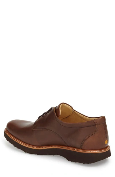 Samuel Hubbard 'founder' Plain Toe Derby In Chestnut Leather