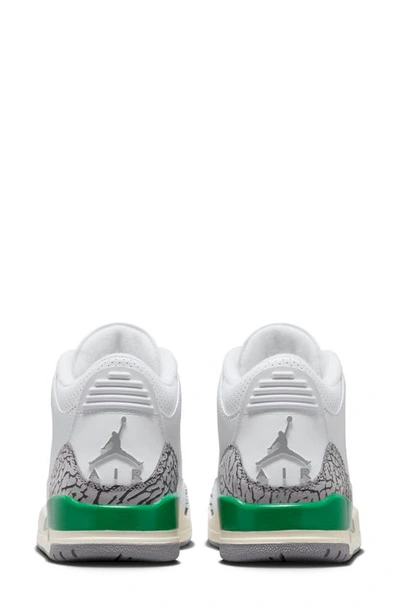 Shop Jordan Air  3 Retro Basketball Sneaker In White/ Varsity Red/ Green