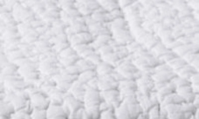 Shop Coyuchi Pebbled Handstitched Organic Cotton Quilt In Alpine White