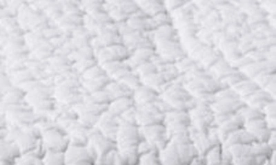 Coyuchi Pebbled Handstitched Organic Cotton Quilt In Alpine White