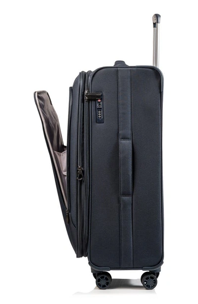 Shop Champs Softech Luggage Set In Navy