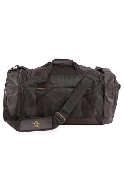 Original Penguin Highfield Duffle Bag In Black