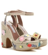TABITHA SIMMONS Calla Meadow Embroidered Sandals