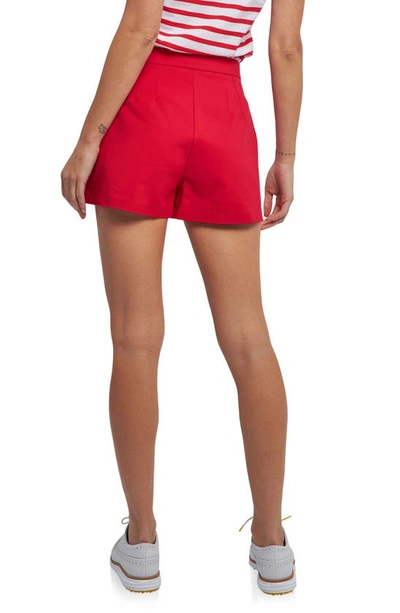 English Factory Cotton Blend Skort In Red