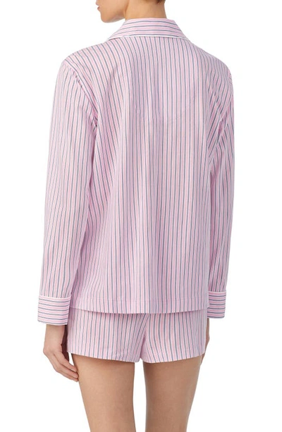 Shop Lauren Ralph Lauren Print Organic Cotton Short Pajamas In Pink Stp