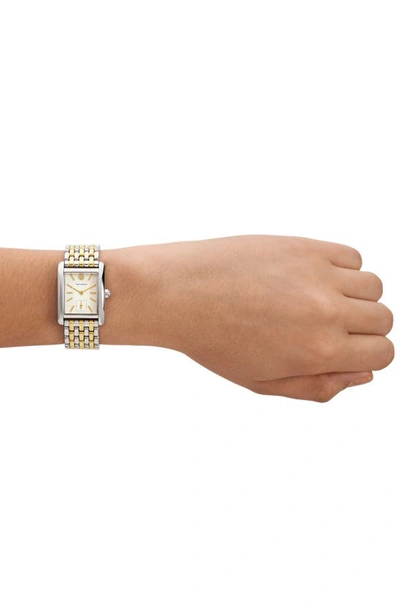 Tory Burch The Eleanor Three-hand Two-tone Stainless Steel Watch In Two-tone